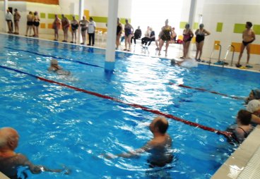 В бассейне «Четыре сезона» города Порхова состоялся «День здоровья»