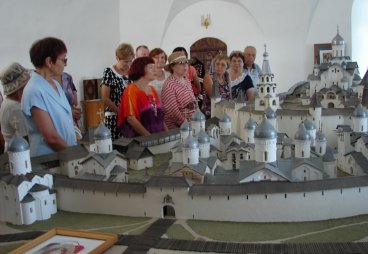 Макет Псковского Кремля XV века, август 2014 года