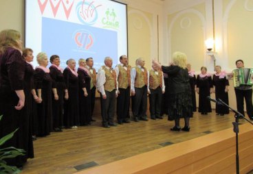 Cмотр ветеранских хоров «Нам года не беда, коль душа молода», г.Псков, 26 апреля 2016 года